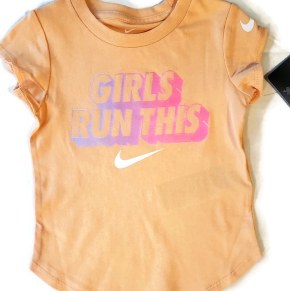 NWT Nike toddler girl 2T "girls run this" - Picture 4 of 9